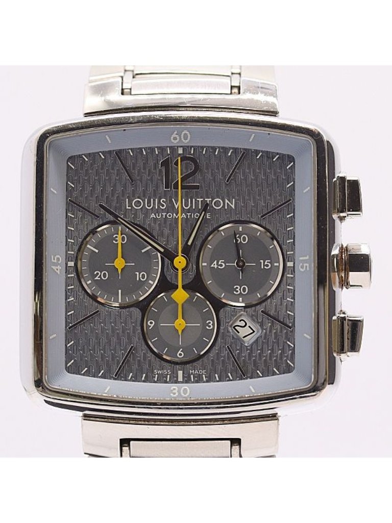 Louis Vuitton Speedy Chronograph Ss Automatic Winding Silver Dial Watch